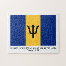 BARBADOS | Blad nation | BARBADIAN FLAGGA Pussel