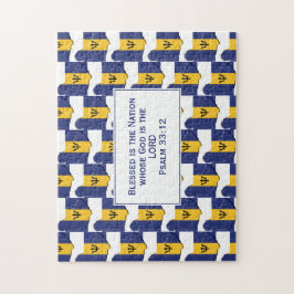 BARBADOS | Blad nation | FLAGGA AV BARBADOS Pussel