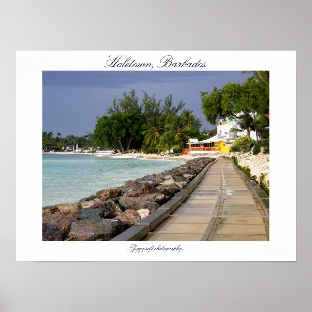 barbados boardpromenad poster (Framsidan)