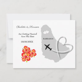 Barbados Bröllop mål Spara datum Spara Datumet