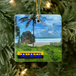 Barbados - Cattlewash Beach Julgransprydnad Keramik