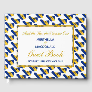 BARBADOS Christian Scripture Patriotic BRÖLLOP Gästböcker