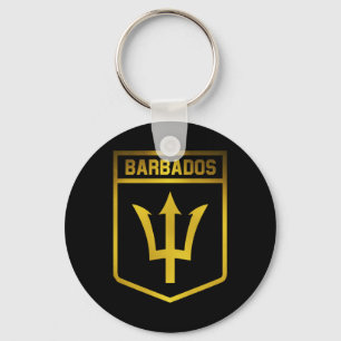 Barbados Emblem Nyckelring