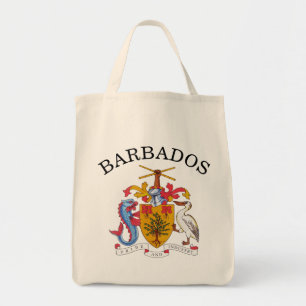 barbados emblem tygkasse