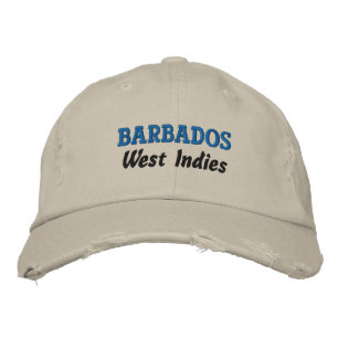 Barbados embroiderliknande basebollmössa broderad keps