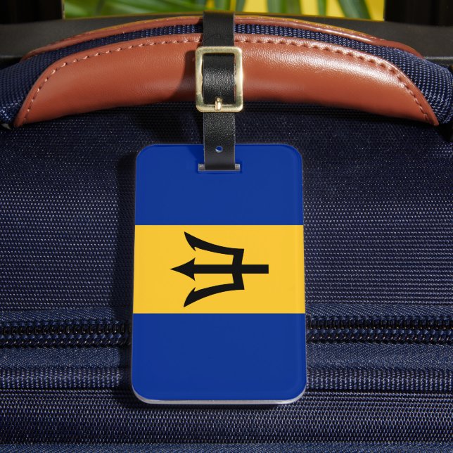 Barbados Flag Personlig Bagagebricka (Framsida Insitu 2)