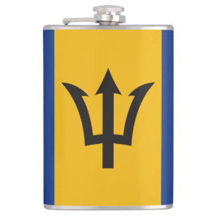Barbados Flag Totalt Stor Fickplunta