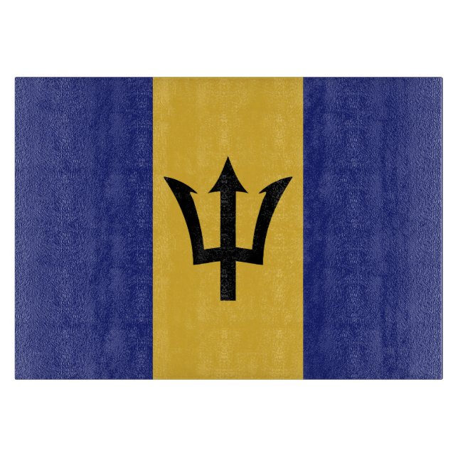 Barbados flagga (Framsidan)