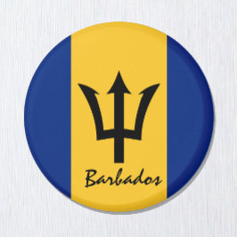 Barbados flagga & America - RESA/sportfantaster Magnet