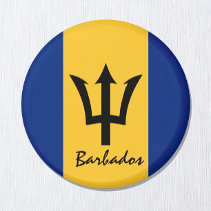 Barbados flagga & America - RESA/sportfantaster Magnet