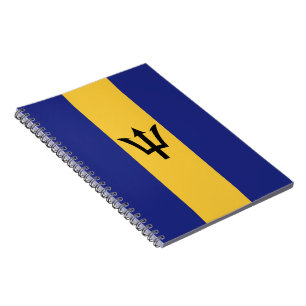 Barbados flagga anteckningsbok