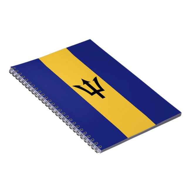 Barbados flagga anteckningsbok (Högra Sidan)