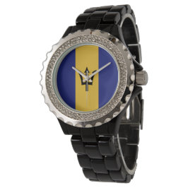 Barbados flagga armbandsur