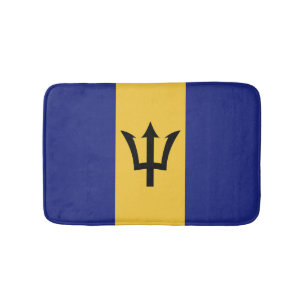 Barbados flagga badrumsmatta