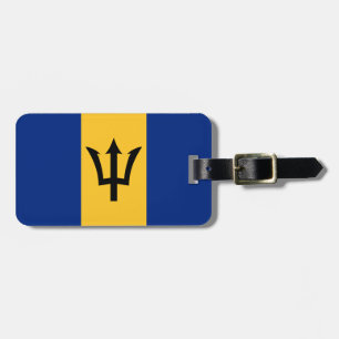 Barbados flagga bagagebricka