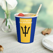 Barbados Flagga Barbadisk Födelsedagsfest
