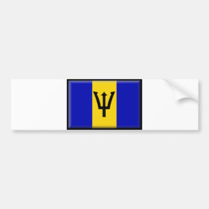 Barbados flagga bildekal