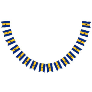 Barbados Flagga buntbanderoll