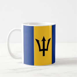 Barbados Flagga Ceramic Mugg
