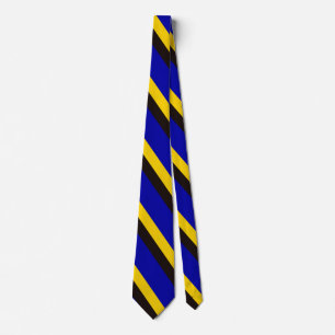 Barbados Flagga Färg Neck Tie Slips