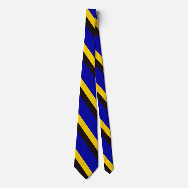 Barbados Flagga Färg Neck Tie Slips (Framsida)
