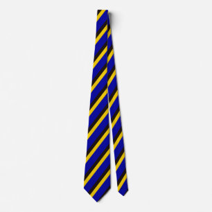 Barbados Flagga Färg Neck Tie Slips