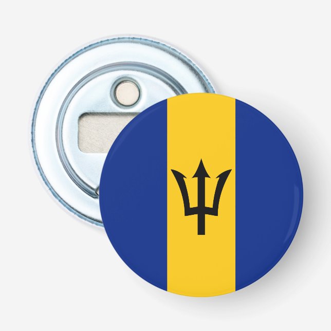 Barbados Flagga Flasköppnare (Framsidan)