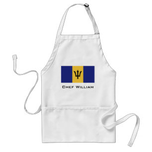 Barbados flagga förkläde