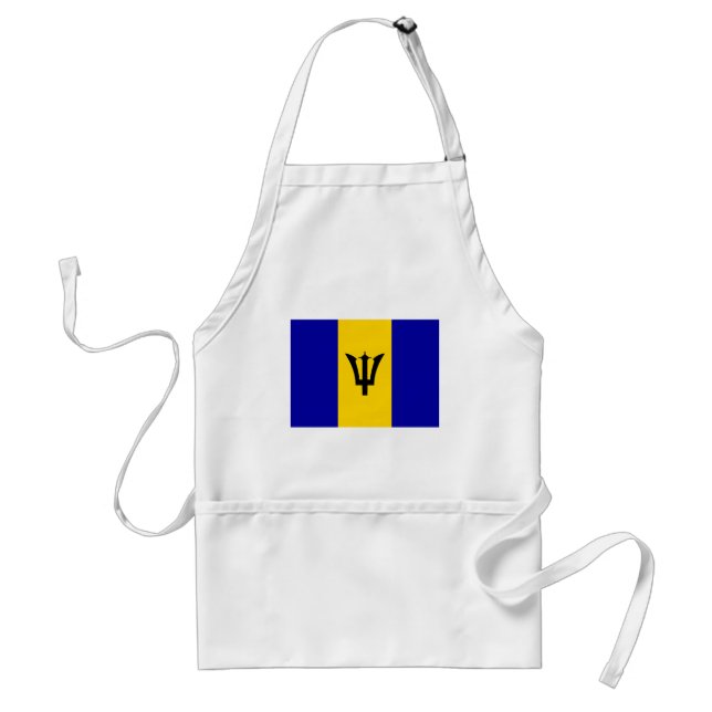 Barbados flagga förkläde (Framsidan)