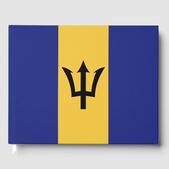 Barbados flagga gästböcker (Framsida)