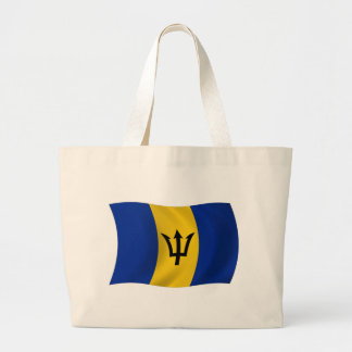 Barbados Flagga Handväskor Jumbo Tygkasse
