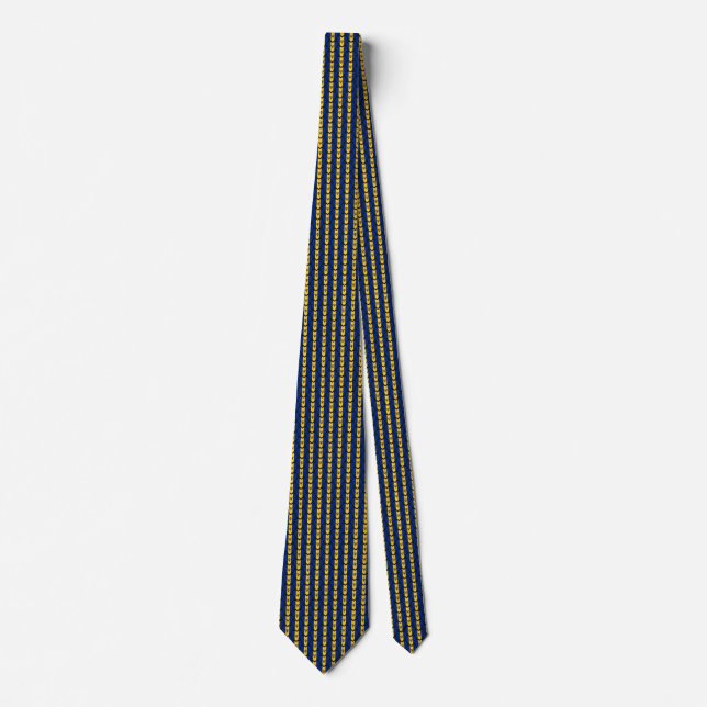 Barbados Flagga Hearts Tie Slips (Framsida)
