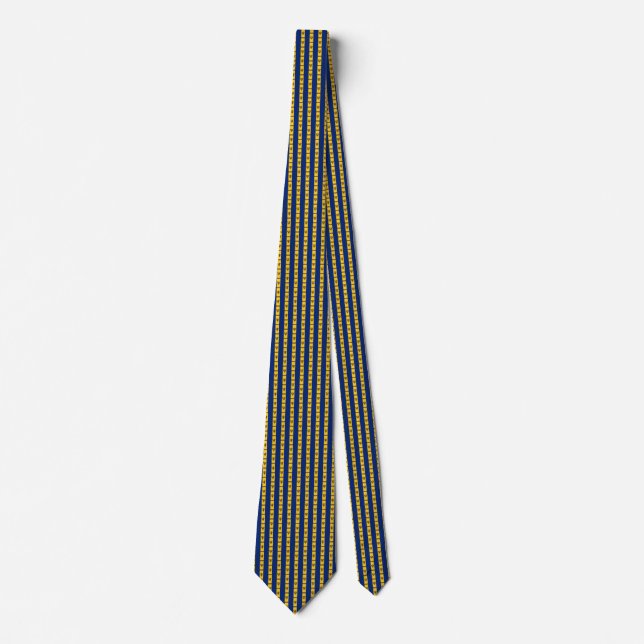 Barbados Flagga Honeycomb Tie Slips (Framsida)