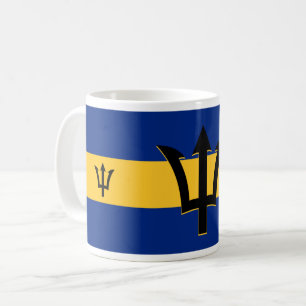 Barbados Flagga Kaffemugg