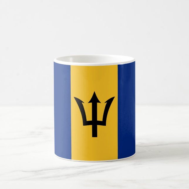 Barbados Flagga Kaffemugg (Center)