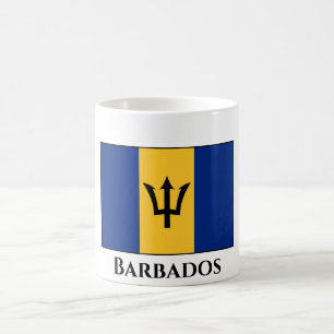 Barbados Flagga Kaffemugg