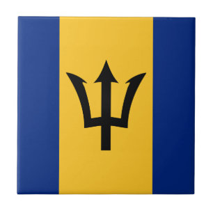 Barbados flagga kakelplatta
