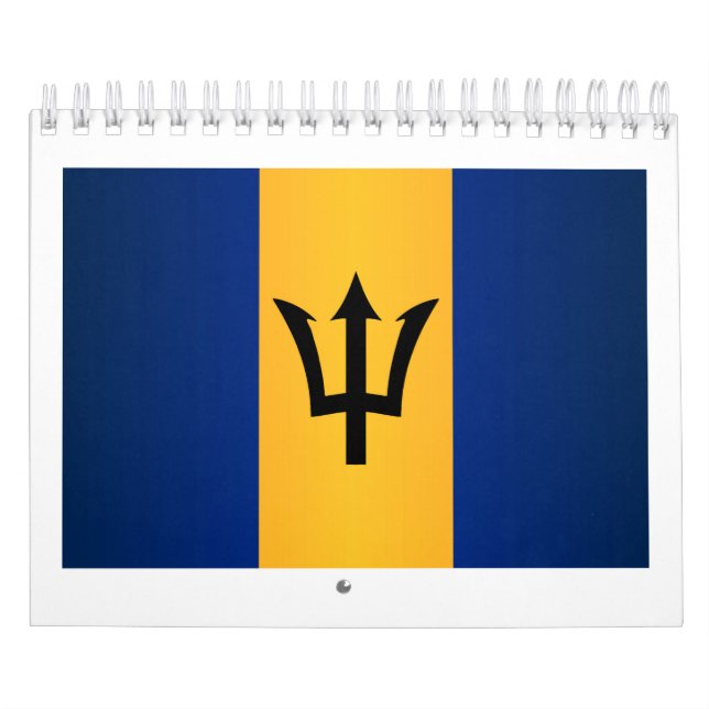 Barbados Flagga Kalender (Omslag)