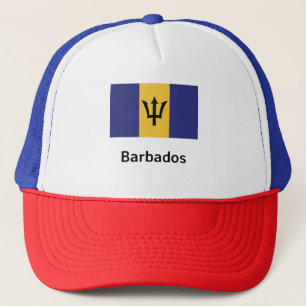 Barbados Flagga Keps
