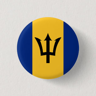 Barbados Flagga Knapp