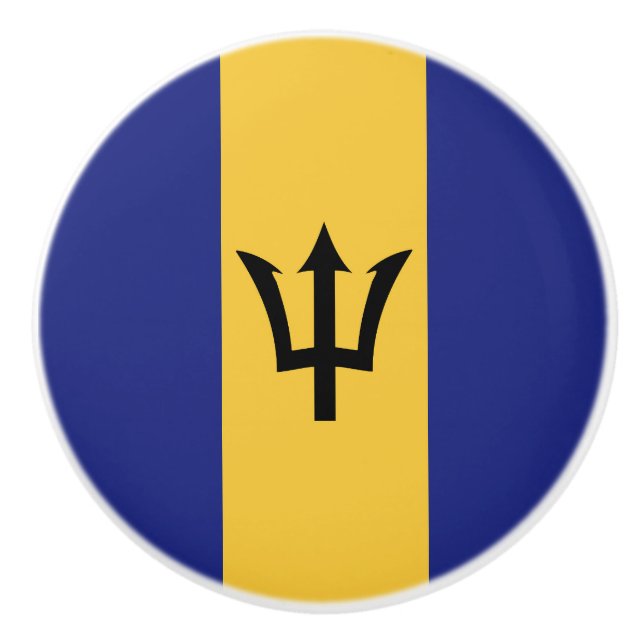Barbados flagga knopp (Framsidan)