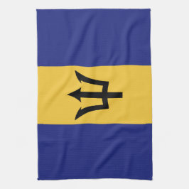 Barbados flagga kökshandduk