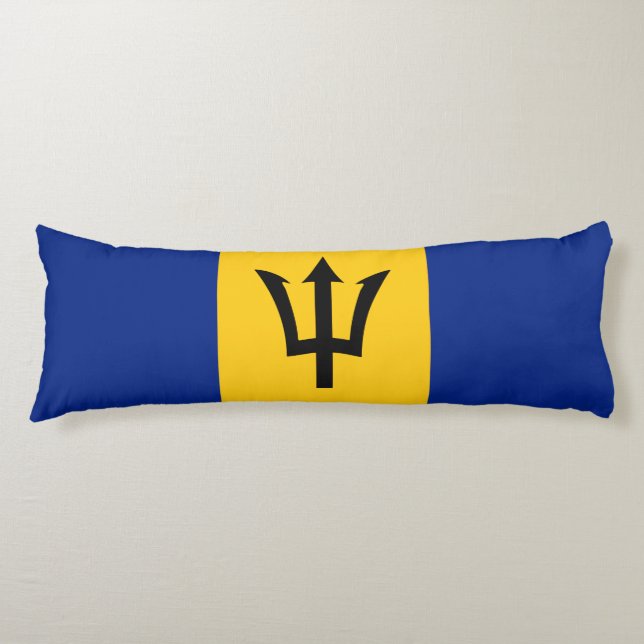 Barbados Flagga Kroppskudde (Framsidan)