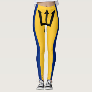 Barbados Flagga Leggings