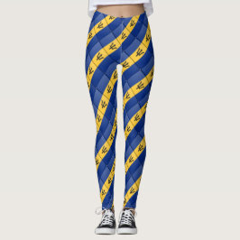 Barbados Flagga Leggings
