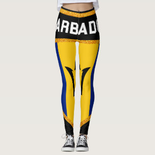 Barbados flagga leggings