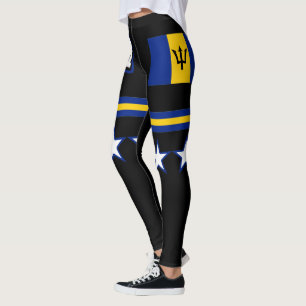 Barbados Flagga Leggings