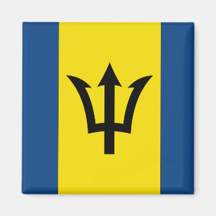 Barbados flagga magnet