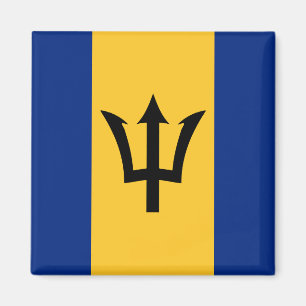 Barbados Flagga Magnet