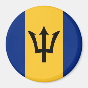 Barbados Flagga Magnet